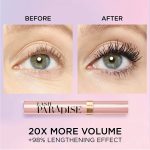 L'Oreal Paris Voluminous Makeup Lash Paradise Mascara, Voluptuous Volume, Intense Length, Feathery Soft Full Lashes, No Flaking, No Smudging, No Clumping, Blackest Black, 1 Count - Image 3